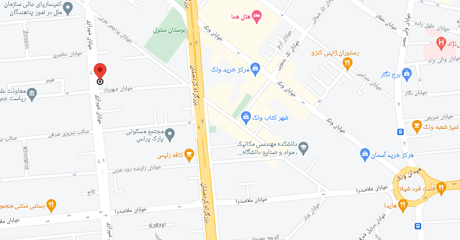 لوکیشن دکتر حامد توکلی